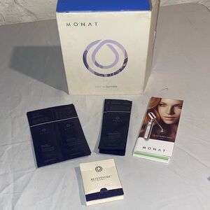 Monat Hair Care Sample Set and a pack of rejuvenate